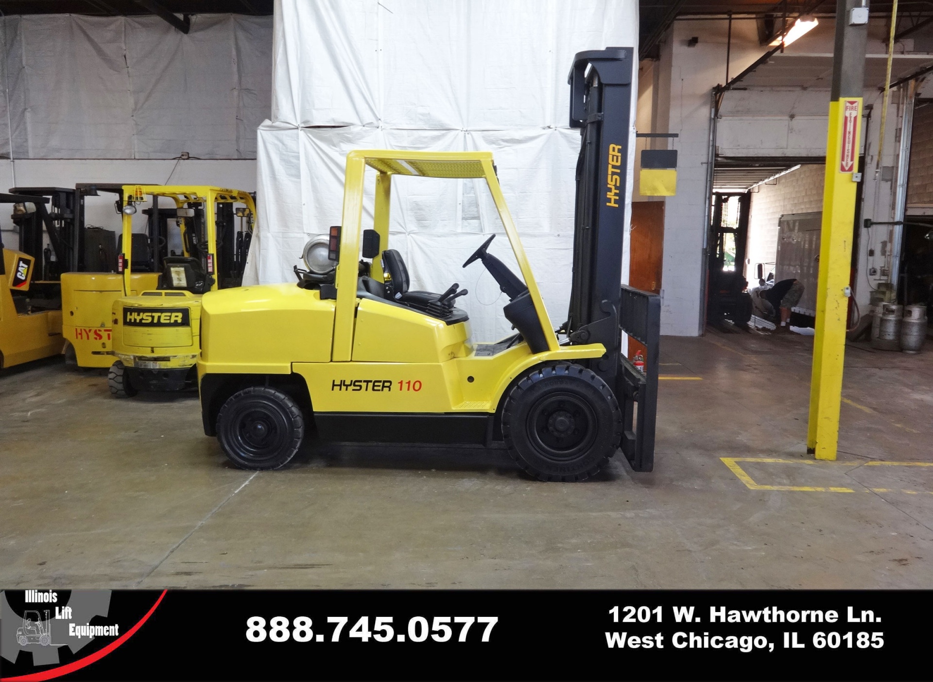 2000 Hyster H110XM Forklift On Sale in Alabama