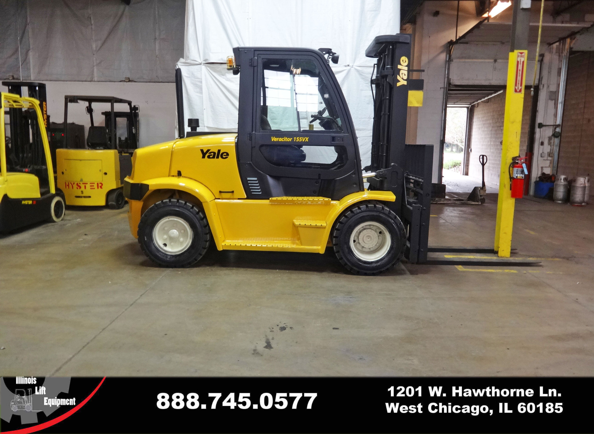 2008 Yale GDP155VX Forklift on Sale in Alabama