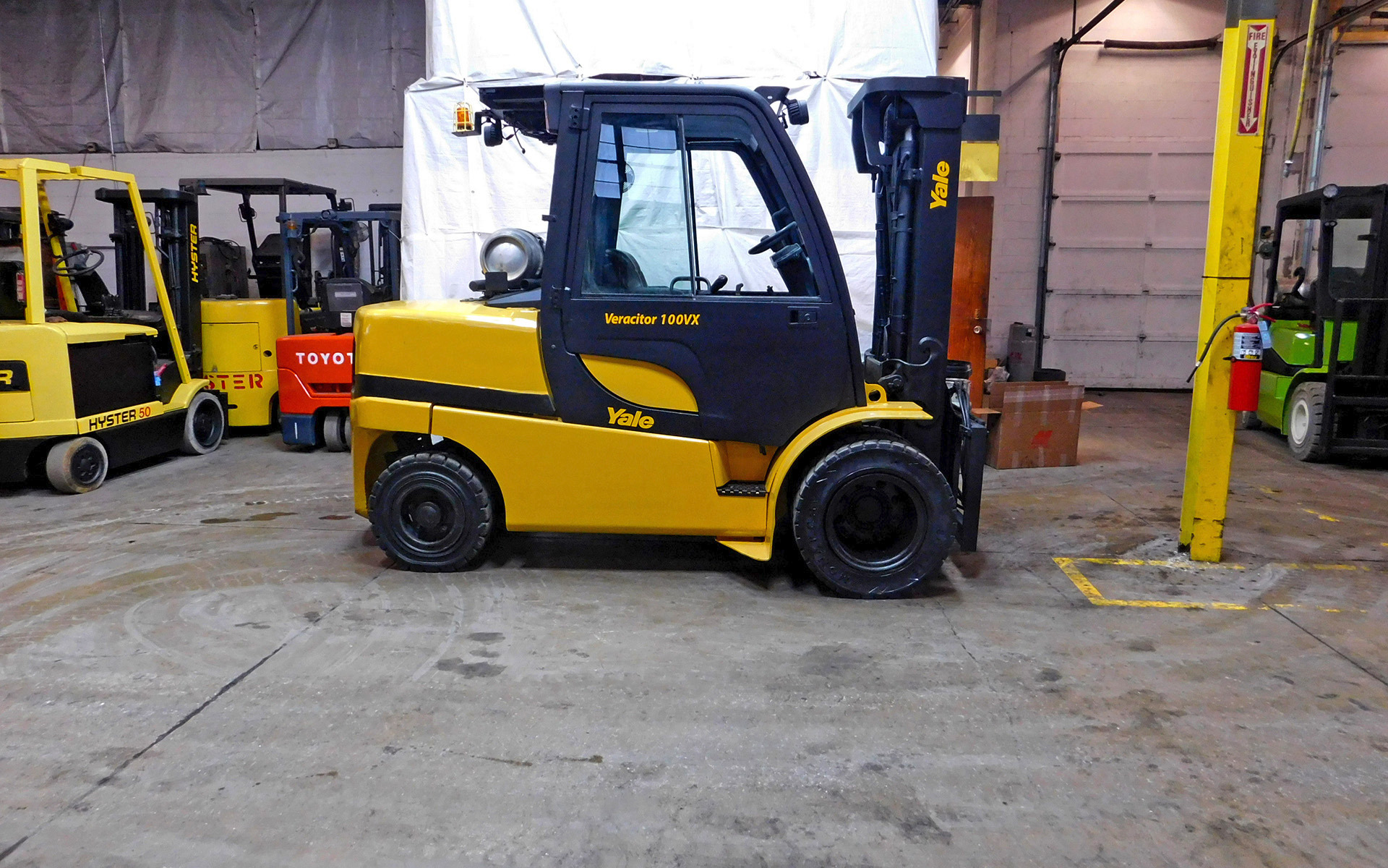 2009 Yale GLP100VX Forklift on Sale in Alabama