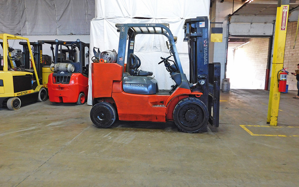 2012 Toyota 7FGCU55-BCS Forklift on Sale in Alabama